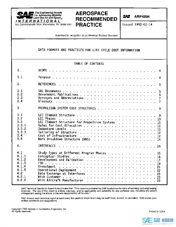 SAE ARP4294 PDF SAE ARP4294 PDF