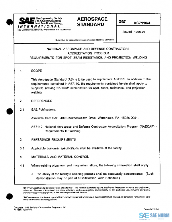SAE AS7110/4 PDF SAE AS7110/4 PDF