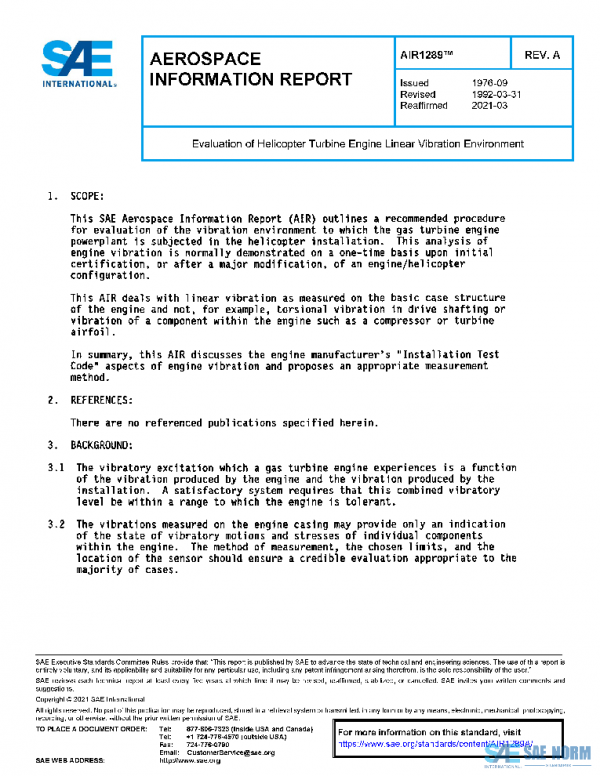 SAE AIR1289A PDF