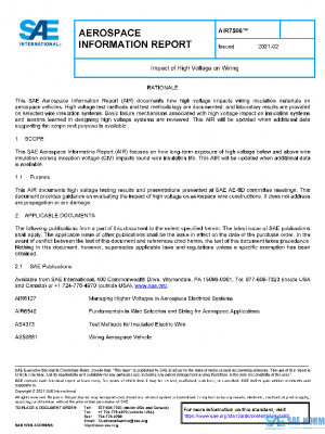 SAE AIR7506 PDF SAE AIR7506 PDF
