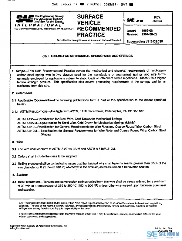 SAE J113_199406 PDF