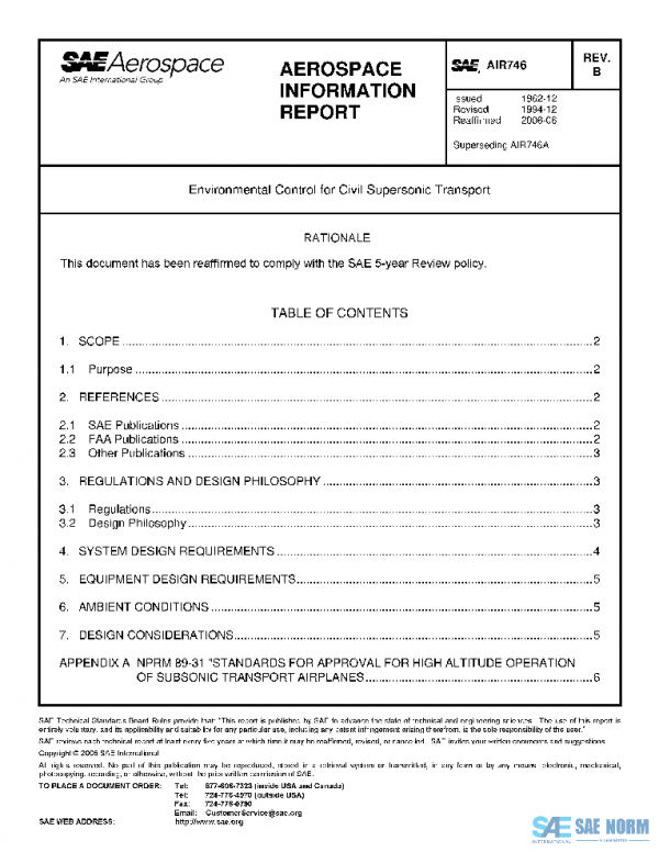 SAE AIR746B PDF