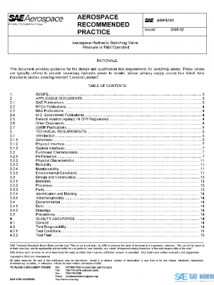 SAE ARP4741 PDF