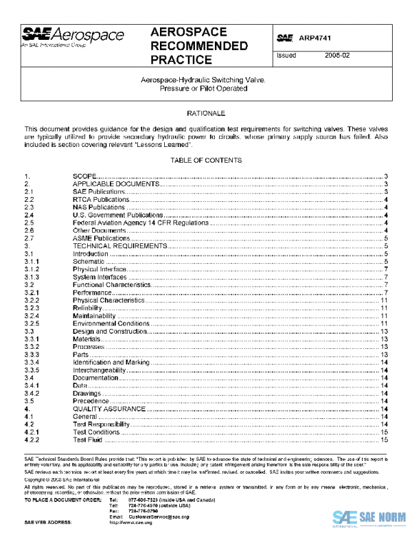 SAE ARP4741 PDF