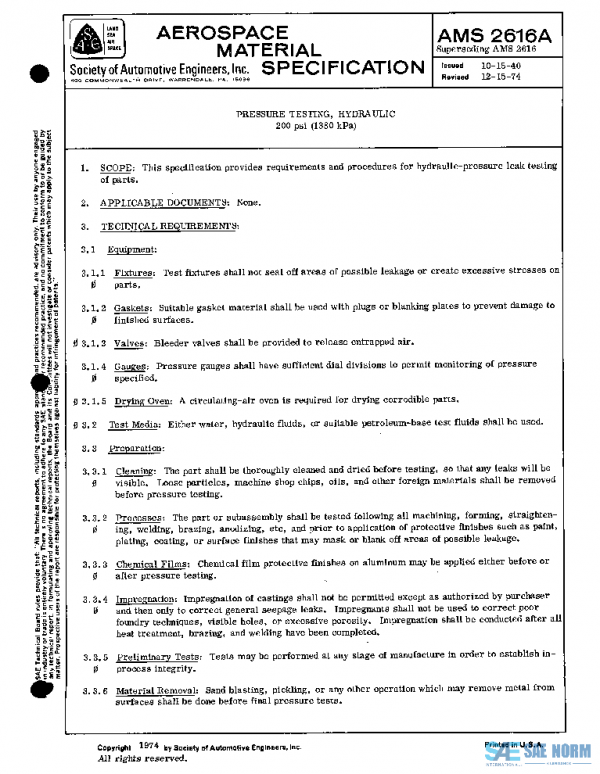SAE AMS2616A PDF