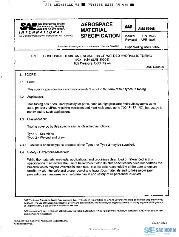 SAE AMS5566K PDF