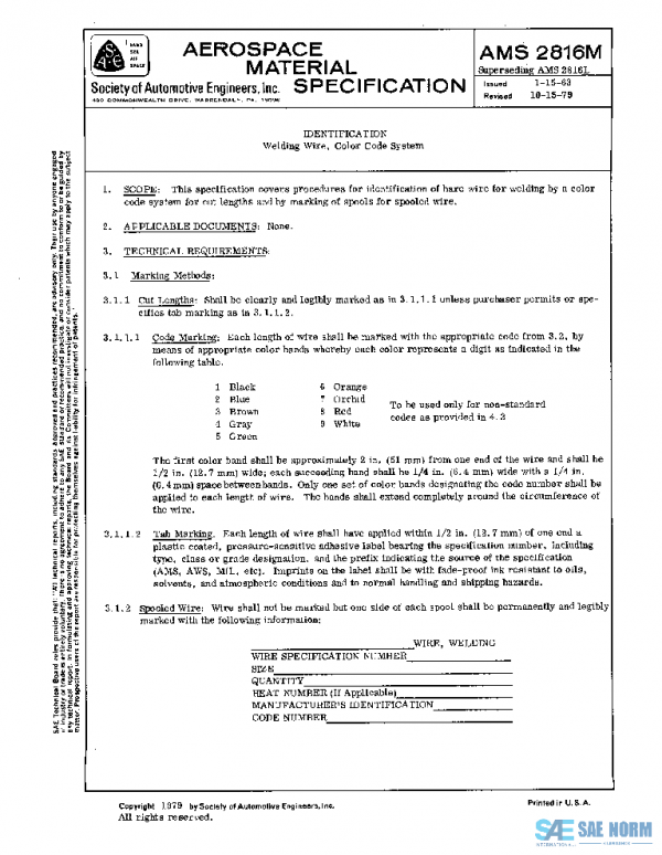 SAE AMS2816M PDF SAE AMS2816M PDF