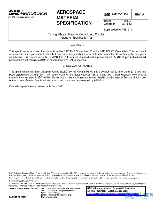 SAE AMST81914A PDF SAE AMST81914A PDF