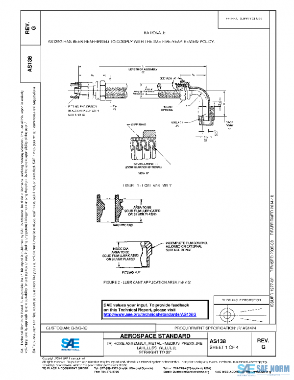 SAE AS138G PDF