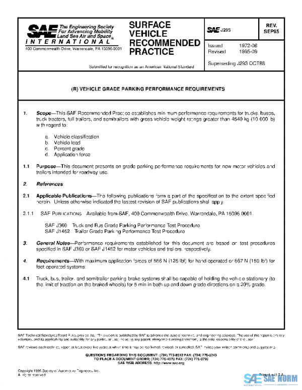 SAE J293_199509 PDF SAE J293_199509 PDF