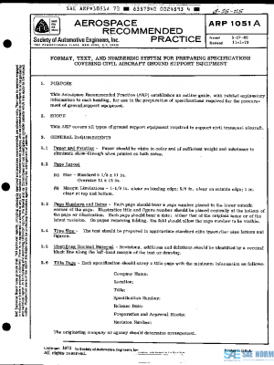 SAE ARP1051A PDF