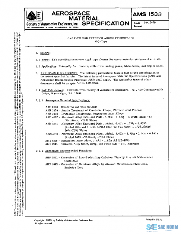 SAE AMS1533 PDF