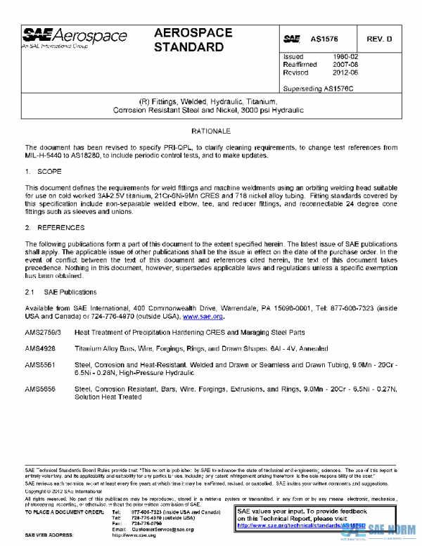 SAE AS1576D PDF