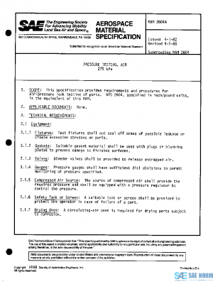 SAE MAM2604A PDF