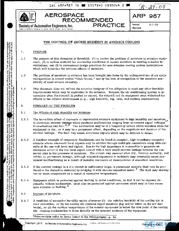SAE ARP987 PDF