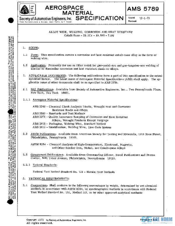 SAE AMS5789 PDF