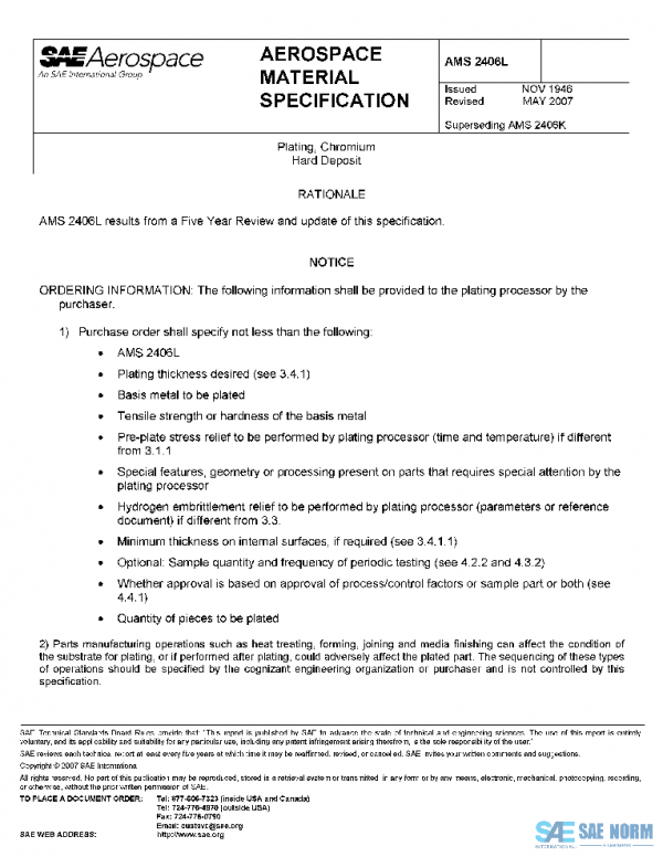 SAE AMS2406L PDF SAE AMS2406L PDF