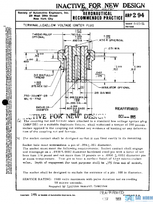 SAE ARP294 PDF