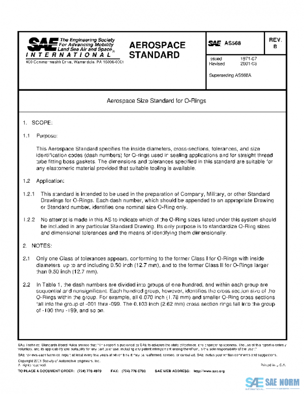 SAE AS568B PDF