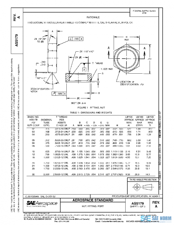 SAE AS5179A PDF SAE AS5179A PDF