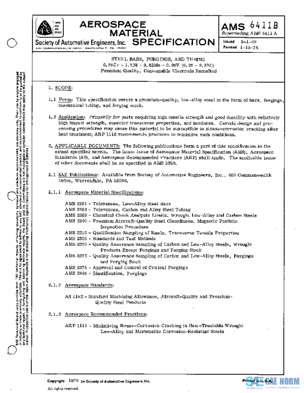 SAE AMS6411B PDF