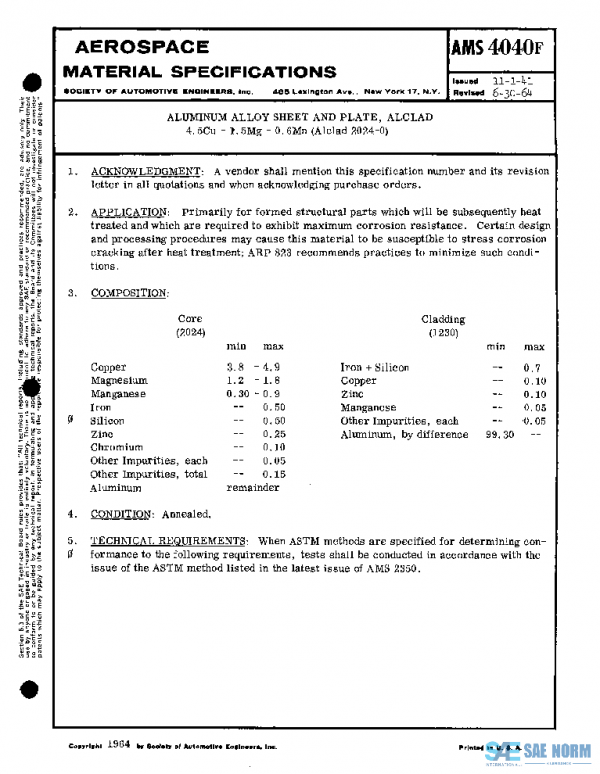 SAE AMS4040F PDF