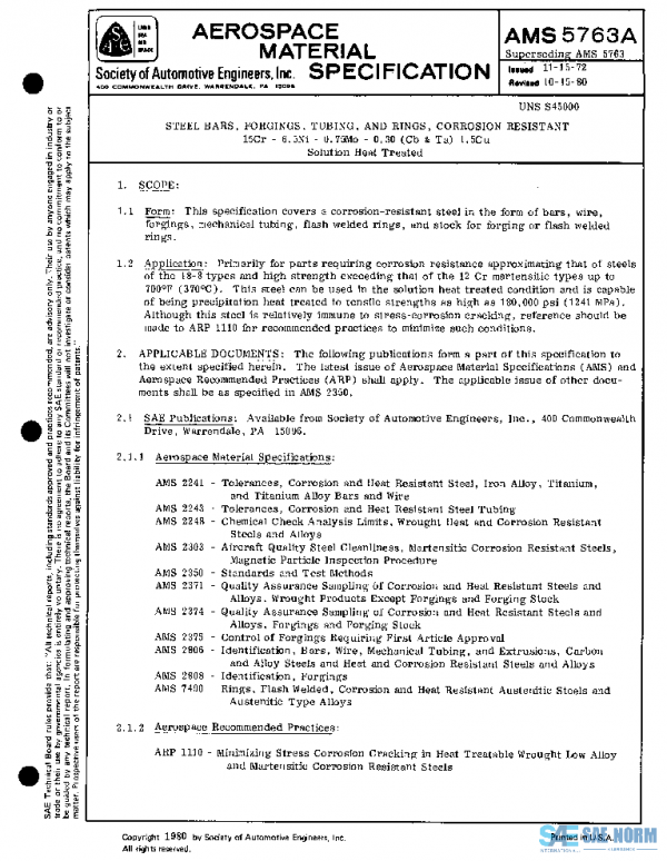 SAE AMS5763A PDF