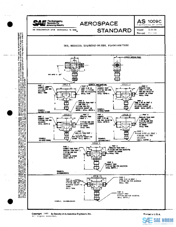 SAE AS1009C PDF SAE AS1009C PDF