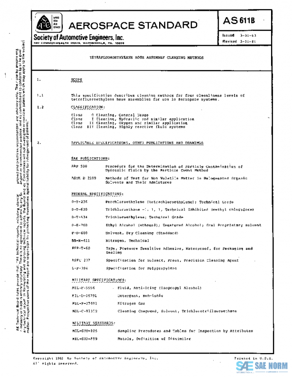 SAE AS611B PDF