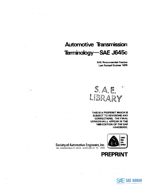 SAE J645C_197810 PDF