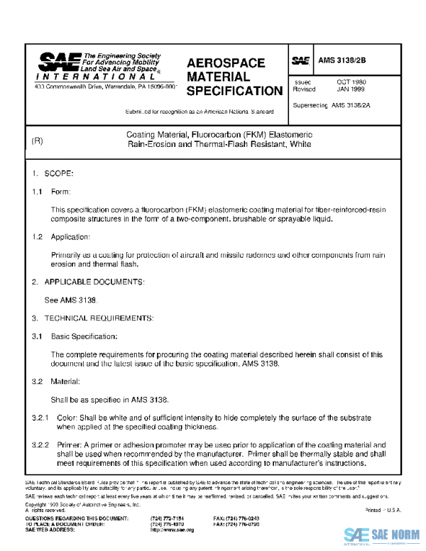 SAE AMS3138/2B PDF