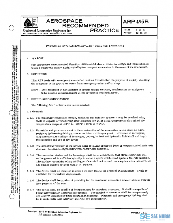 SAE ARP495B PDF