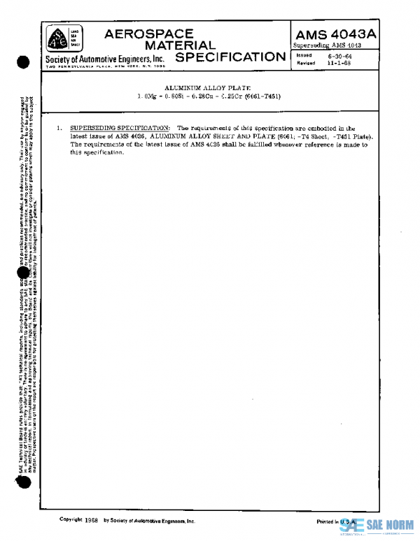 SAE AMS4043A PDF