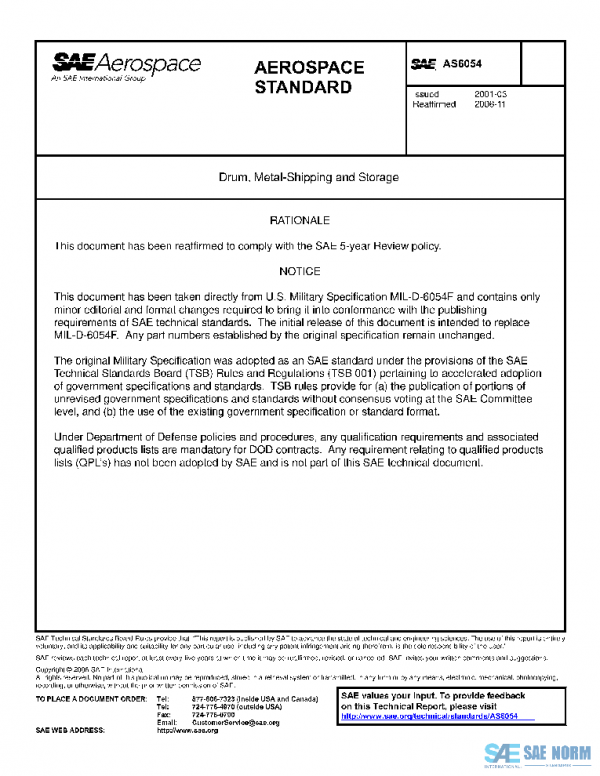 SAE AS6054 PDF