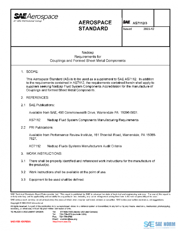 SAE AS7112/3 PDF