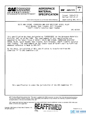 SAE AMS7471F PDF
