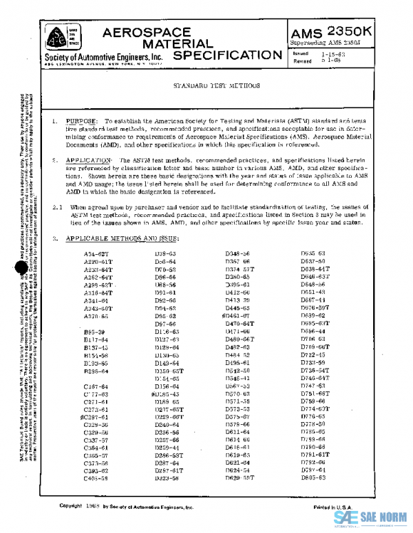 SAE AMS2350K PDF