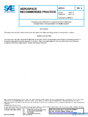 SAE ARP219A PDF