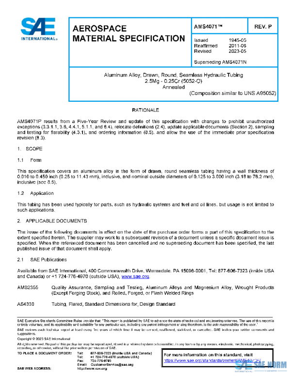 SAE AMS4071P PDF