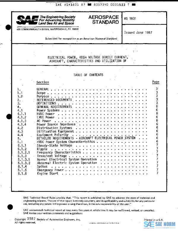 SAE AS1831 PDF SAE AS1831 PDF