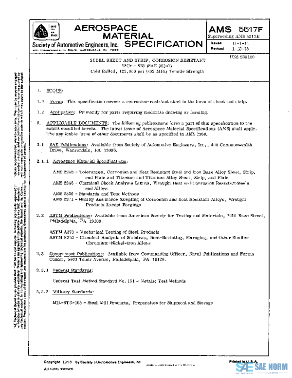 SAE AMS5517F PDF