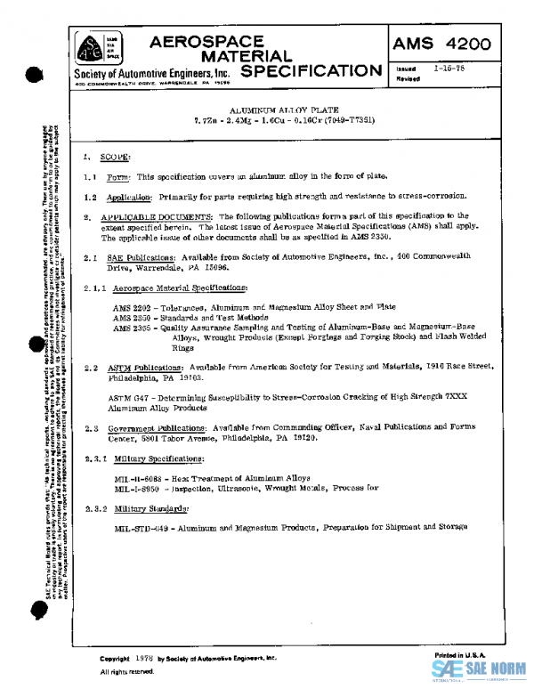 SAE AMS4200 PDF SAE AMS4200 PDF