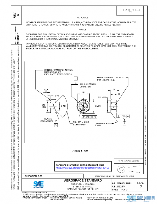 SAE AS121501C PDF SAE AS121501C PDF