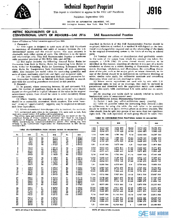 SAE J916_196506 PDF SAE J916_196506 PDF