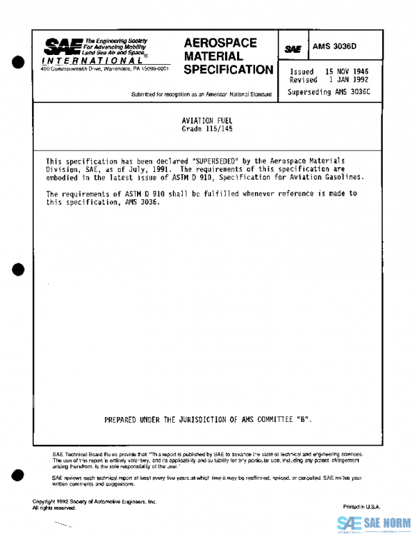 SAE AMS3036D PDF