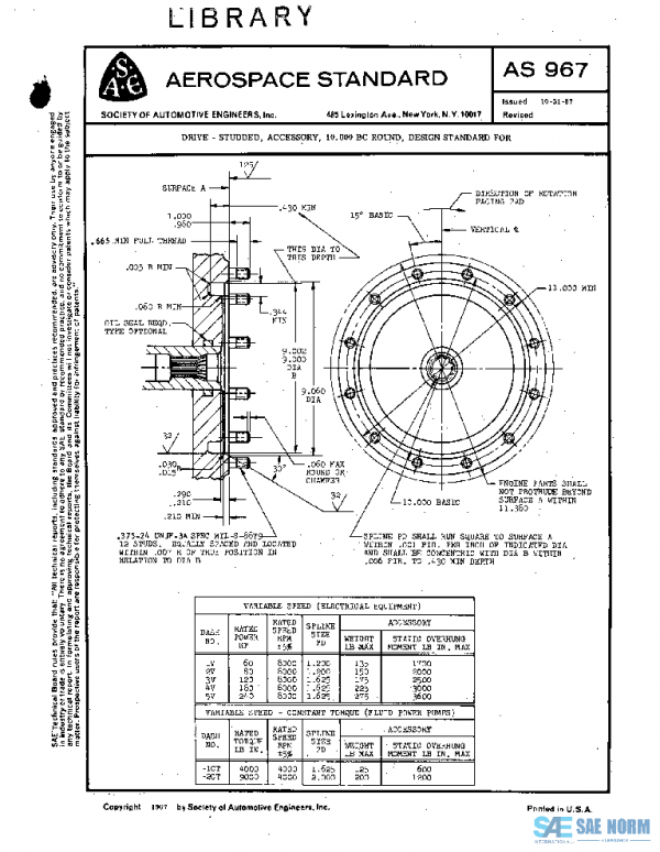 SAE AS967 PDF SAE AS967 PDF