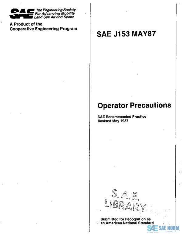 SAE J153_198705 PDF SAE J153_198705 PDF