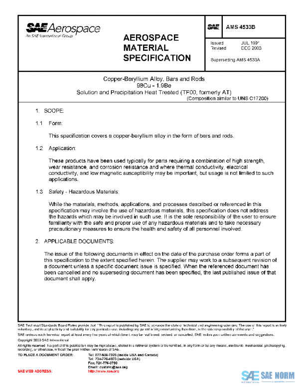 SAE AMS4533B PDF