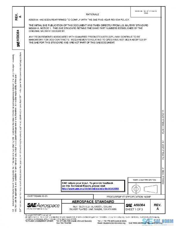 SAE AS9364A PDF