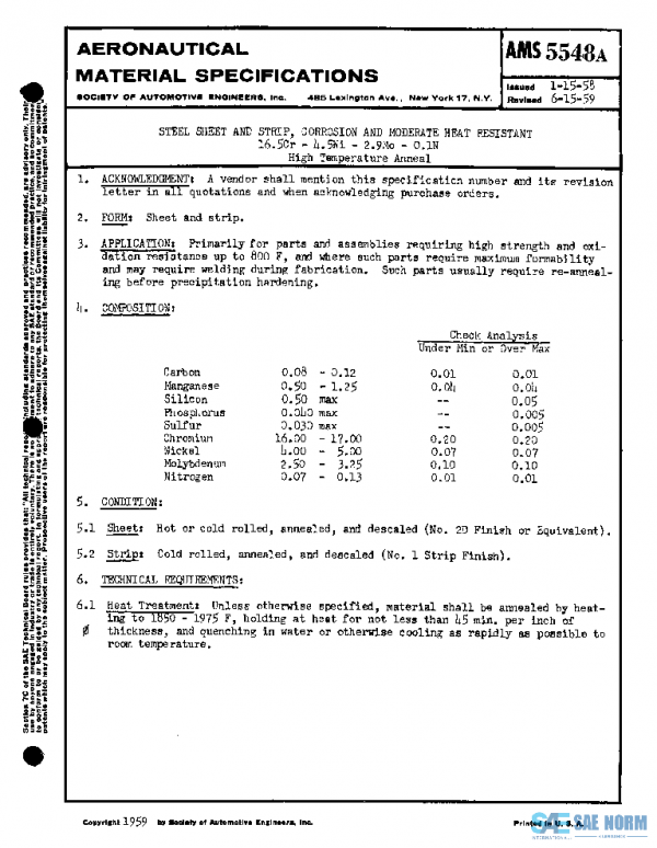 SAE AMS5548A PDF SAE AMS5548A PDF